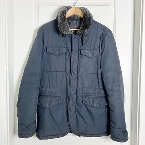 Zara Military Field-Inspired Cargo Jacket – Rugged Utility x Urban Style, Large